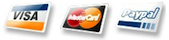 We accept Visa, MasterCard and PayPal