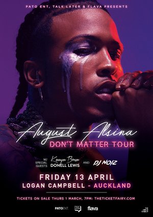August Alsina - First time in NZ (Auckland)