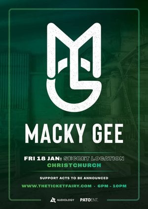 Macky Gee - Christchurch (Secret Location)