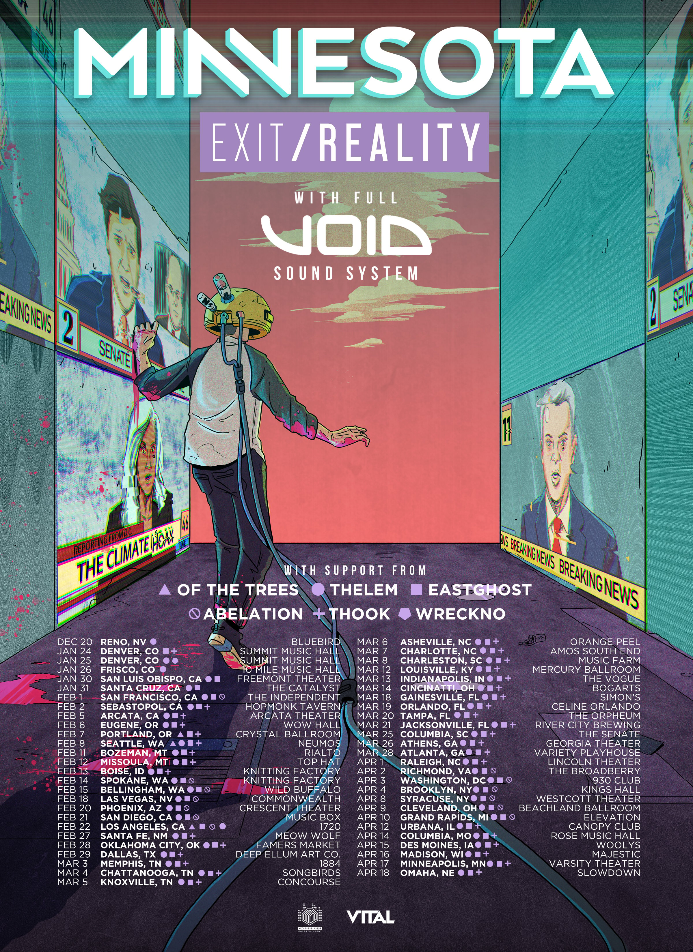 Minnesota - 'Exit/Reality' Tour