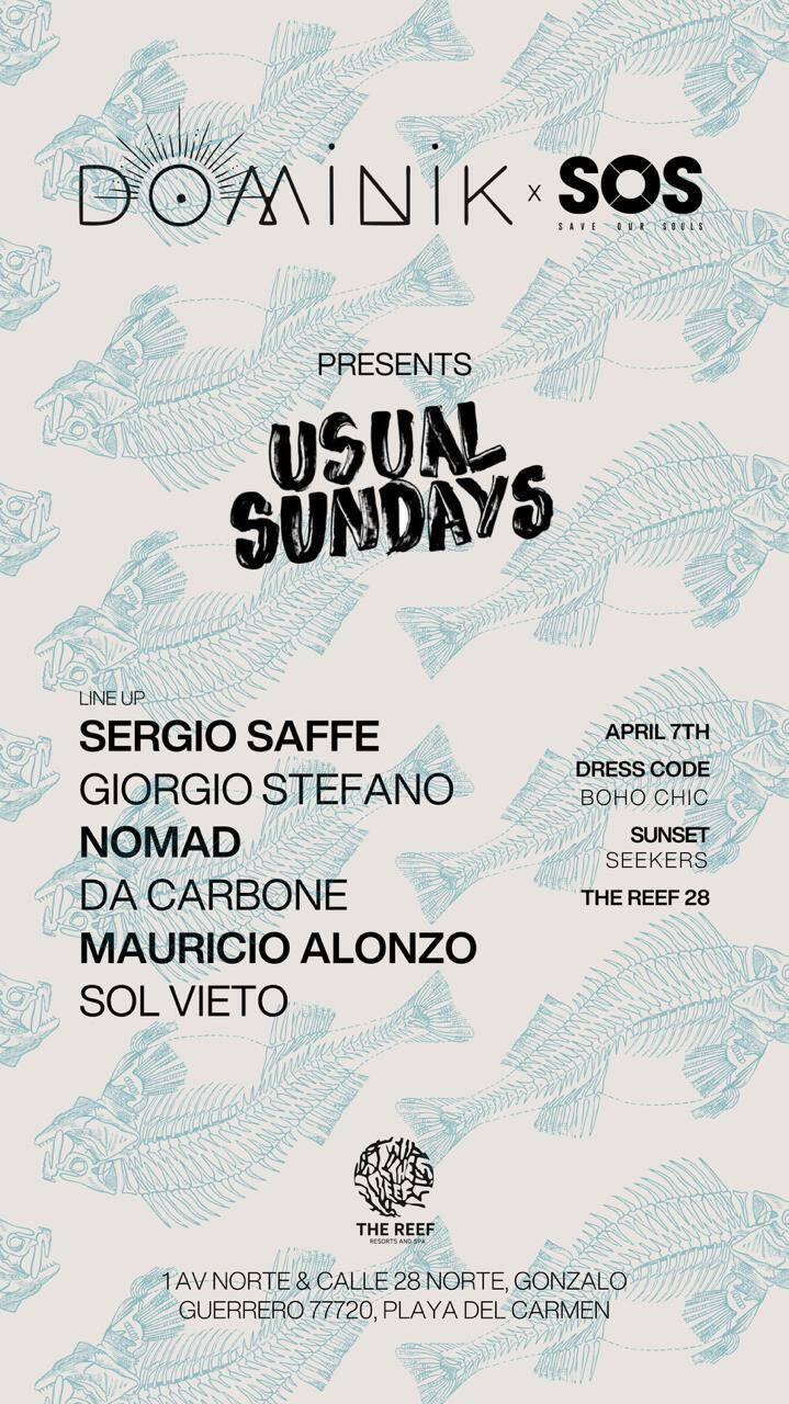 Usual Sundays @ The Reef by Dominik & SOS