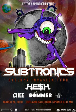 Subtronics 'Cyclops Invasion Tour' - Springfield, MO - 03/24 photo