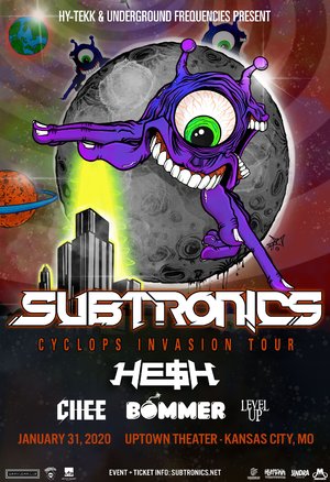 Subtronics 'Cyclops Invasion Tour' - Kansas City, MO - 01/31 photo