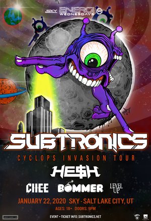 Subtronics 'Cyclops Invasion Tour' - Salt Lake City, UT - 01/22 photo