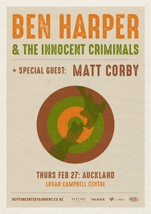 Ben Harper & Matt Corby - Auckland