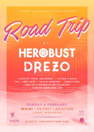 ROAD TRIP to Waihi ft. Herobust, Drezo & more (Secret Location) photo