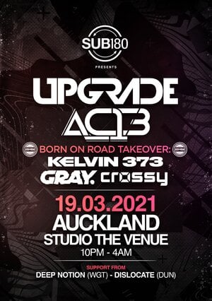 Upgrade, AC13, Born on Road - Auckland