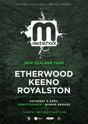 Med School ft. Etherwood, Keeno & Royalston - Christchurch photo