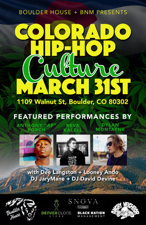 Boulder House + BNM Presents: Colorado Hip-hop Culture