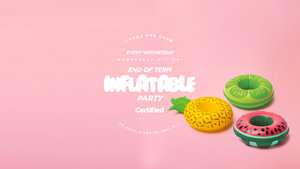 Certified. End Of Term Inflatables Party [£1 Drinks] photo