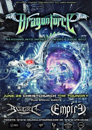 Dragonforce 'Reaching into Infinity' NZ Tour - Christchurch