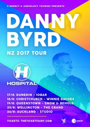 DANNY BYRD (Hospital Records, UK) - Wellington show photo