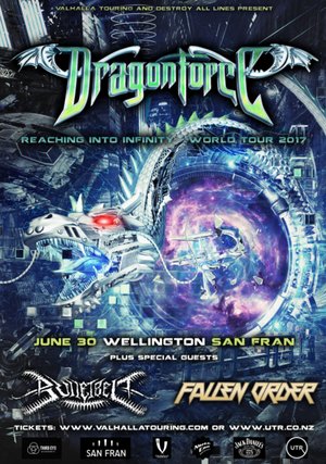 Dragonforce 'Reaching into Infinity' NZ Tour - Wellington