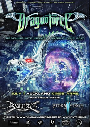 Dragonforce 'Reaching into Infinity' NZ Tour - Auckland