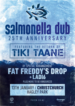 Salmonella Dub 25th Anniversary feat. Tiki Taane - Christchurch