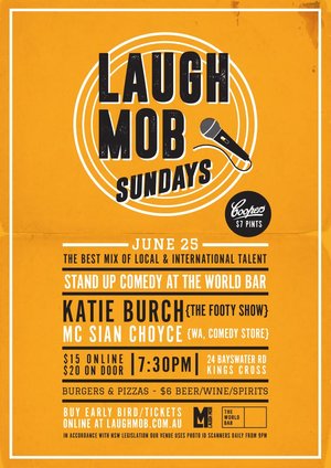 Laugh Mob Sundays @ The World Bar feat. Katie Burch