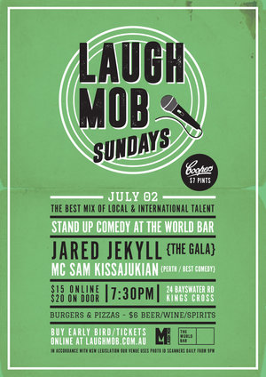 Laugh Mob Sundays @ The World Bar feat. Jared Jekyll (The Gala)