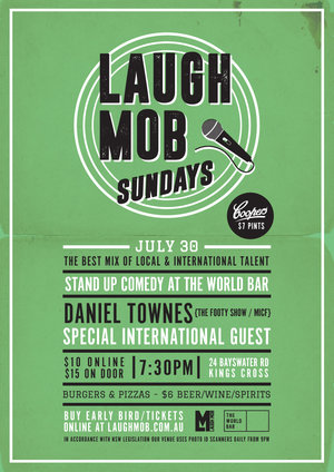 Laugh Mob Sundays feat. Daniel Townes (The Footy Show/MICF) photo