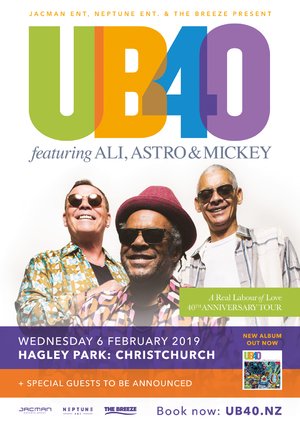 UB40 ft. Ali, Astro & Mickey - Christchurch photo
