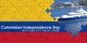 Colombian Independence Day Party NYC | Saturday Night Yacht Cruis photo