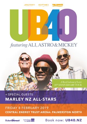 UB40 ft. Ali, Astro & Mickey - Palmerston North