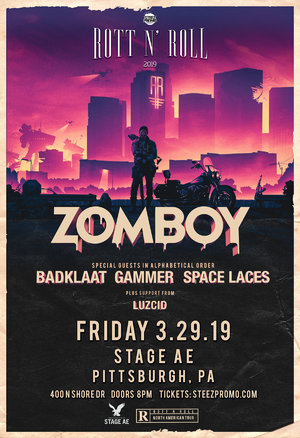 Zomboy Rott N' Roll Tour 2019 - PITTSBURGH, PA photo