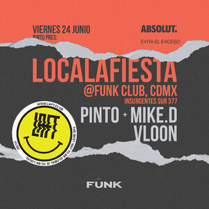 Pinto + Mike.D + Vloon en Fünk Club