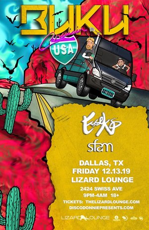 BUKU's 'Cruisin' Tour - Dallas, TX - 12/13 photo
