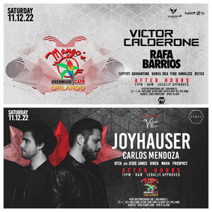 Victor Calderone | Rafa Barrios | Joyhauser |Festival Afterparty