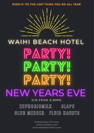 Waihi Beach New Years Eve