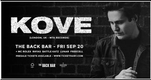 Kove (UK) Drum & Bass at Back Bar