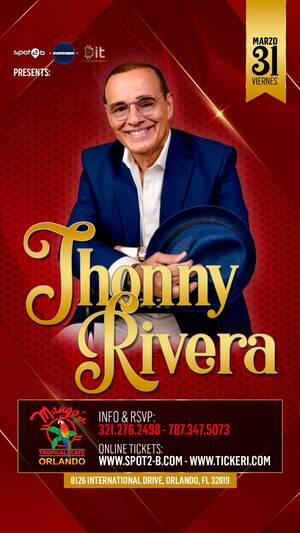 Jhonny Rivera at Mangos Orlando