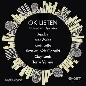 OK LISTEN - Sat MAR 4th