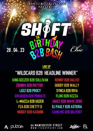 SHIFT - The Birthday B2B Bash
