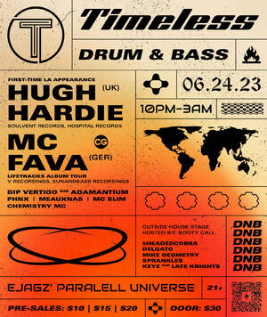 TIMELESS DNB feat. Hugh Hardie (UK) & MC Fava (GER)