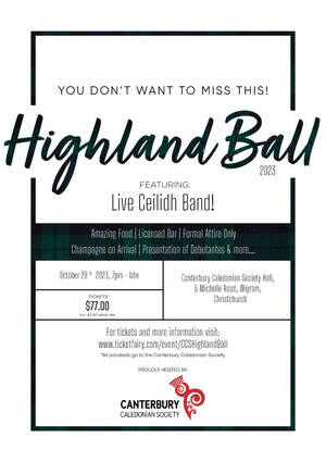 Canterbury Caledonian Society Highland Ball