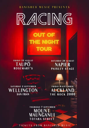 RACING - Out of the Night Tour | Wellington photo