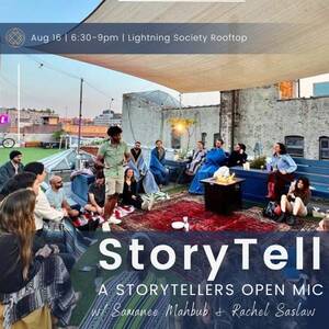 StoryTell with Rachel Saslaw and Samanee Mahbub