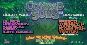 Solis - Conrad Subs (uk) - Oct long weekender